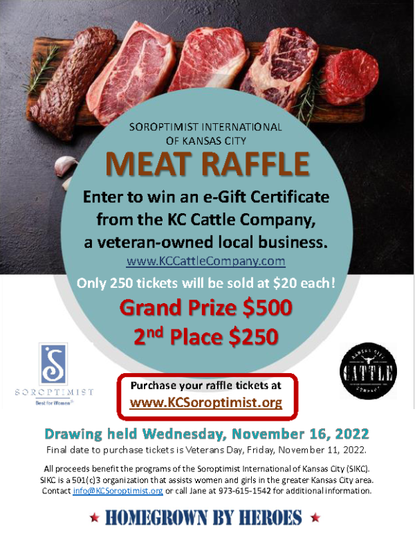 Meat Raffle Soroptimist International of Kansas City